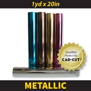 CAD-CUT Metallic Heat Transfer Vinyl 20" x 36" (1Yard) - Silver