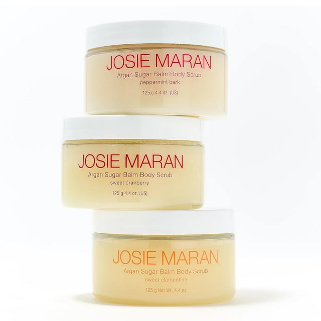 Set exfoliante corporal Josie Maran Argan Sugar de 3 piezas con aromas