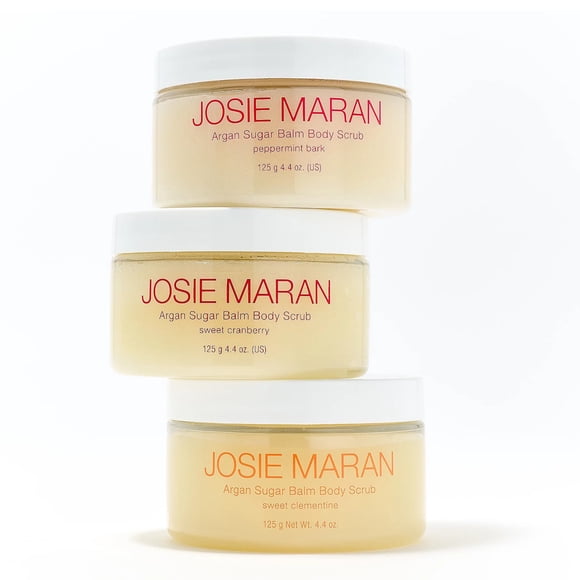Set exfoliante corporal Josie Maran Argan Sugar de 3 piezas con aromas