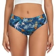 thumbnail image 1 of Fotbe Hawaiian Style Calzones Estampados para Mujer – Ropa Interior de Algodón, Cómoda, Suave y Elástica-Medium, 1 of 6