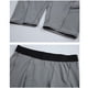 thumbnail image 3 of Ceisia Men's Compression Shorts with Side Pocket High Waist Elastic Breathable Athletic Workout Shorts Gifts, 3 of 4
