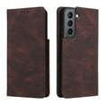 thumbnail image 2 of Galaxy S22 Case with Stand, Allytech Premium Slim PU Leather & Inner TPU Bumper Shockproof Card Slots Folio Book Kickstand Women Men Wallet Case for Samsung Galaxy S22 6.1" 5G 2022, Brown, 2 of 2