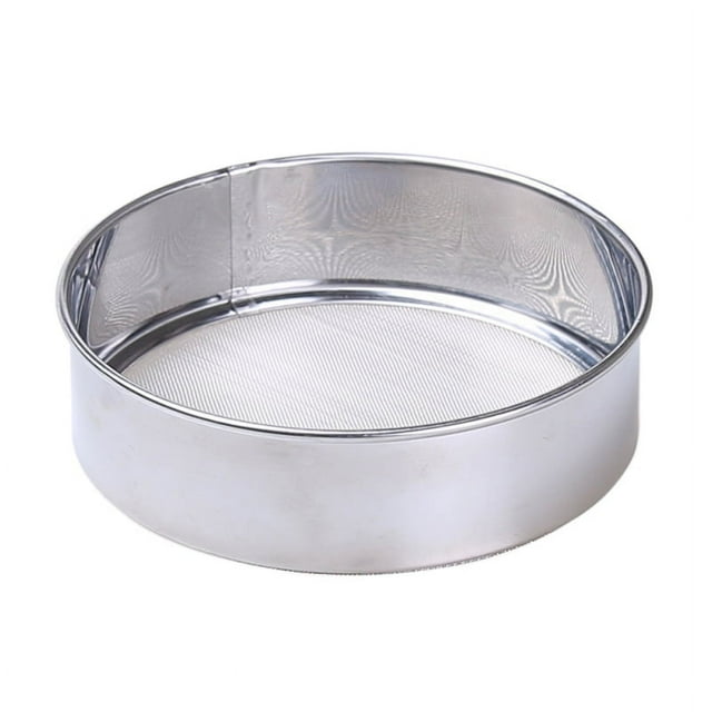 HBFAGFB Rustproof Stainless Steel Fine Mesh Flour Sieve for Baking, 40 Mesh