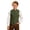 001-Army Green256, variant on Vertical Texture Mandarin Collar Button Vest for Teen Boy Sleeveless Bavarian Oktoberfest Top Blouse