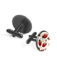 thumbnail image 2 of Ladybird Elegant Men's Stainless Steel Cufflinks for Dress Shirts - Ideal for Formal Occasions, 2 of 6