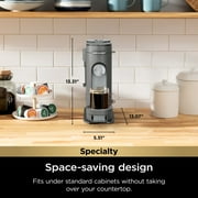 Ninja Pods & Grounds Specialty Single-Serve Coffee Maker, K-Cup Pod Compatible, 4 Brew Styles, PB050, Gray