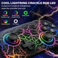 thumbnail image 5 of Wireless Pro Controller for Switch, Switch OLED, Switch Lite & Switch 2, RGB Rechargeable Gamepad with 6-Axis Gyro, 5 of 7