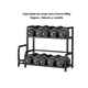 thumbnail image 4 of Organizador De Cubiertos Y Especias De Cocina 2 Niveles Xtellar negro, 4 of 4