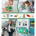 thumbnail image 4 of DolliBu Plush Buddies Green Sea Turtle Stuffed Animal with Baseball Plush - Soft and Huggable Turtle Gift, Cute Ocean Animal with Plush Baseball Toy for Kids - 10 Inches, 4 of 6