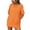 Orange, variant on yillto Women's Oversized T Shirts Cotton Short Sleeve Crewneck Summer Tops Casual Loose Basic Tee Shirts