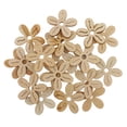 thumbnail image 2 of 20 Piezas de Formas de 5 de Flores Elegante para Tarjetas Adornos perfecl Piezas de madera inacabadas, 2 of 8