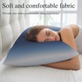 thumbnail image 4 of Ombre Navy Blue Standard Size Pillow Cover,Pillowcase Protectors with Zipper,Breathable Decorative Throw Pillow Case Cover,Solid Color Gradient Minimalist Modern Pillow Shams for Couch Sofa 20x26Inch, 4 of 9