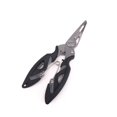 thumbnail image 1 of Tijeras de pesca negras, herramienta para quitar anzuelos, alicates de pesca, equipo de pesca, tijeras multifuncionales para quitar anzuelos, corte de tejido y anillo dividido, 1 of 5