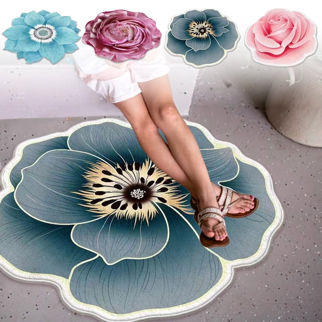Jiaeri Soft Plush Area Rug,Non-Slip Living Room Carpet,Absorbent Hallway Runner Rug,Washable Bedroom Carpet for Home Decor