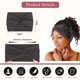 thumbnail image 4 of Paquete de 6 diademas anchas para mujer, turbante extragrande de 7'', diadema bohemia con nudo retorcido, accesorios para el cabello, 4 of 5