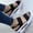Black, variant on Platform Sandals for Women Summer Open Toes Breathable Ankle-Strap Backless Wedge Shoes Comfortable Anti Slip Adjustable Buckle Light Sandals