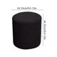 thumbnail image 3 of Stretch Round Stool Cover Soft Fabric Waterproof Round Ottoman Slipcover Washable Protector For Vanity Bedroom Living Room And Home Daily Use, 3 of 6