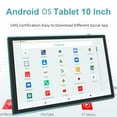 thumbnail image 6 of Android Tablet 10 Inch Tablet With Case Screen Stylus Android 15 Tablets 8GB RAM 32GB ROM Support 1TB Expansion 6000mah Battery 10.1" IPS HD Touchscreen 2MP+8MP Dual Camera WIFI-6 Bluetooth5.0 Tablet, 6 of 7
