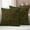 Grass Green Olive Green, variant on Boho Floral Outdoor Waterproof Pillow Covers, Modern Geometric Ethnic Abstract Flowers Red Green Decorative Square Throw Pillowcase Sofa Cushion Sham for Patio/Couch/Chair, 20"x20" 2 Pack