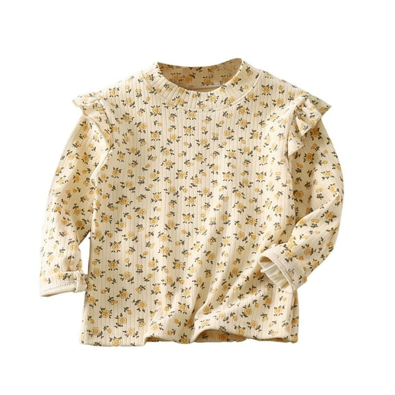 TAGOLD Kids Winter Tops,Fall Winter Sweater for Kids,Fashion Girl' Casual Long Sleeve Tops T Round Neck Printing Tops