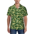 thumbnail image 5 of KLL Men's Hawaiian Shirt Short Sleeve Button Down Beach Shirts-Crayfish Army, 5 of 6