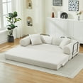 thumbnail image 2 of LiviNest Convertible Sofa Bed 78.5 Inch: Modern Futon Couch with 2 Pillows & Foam Spring Mattress - Multi-Functional Sleeper for Short-Term Rentals & Studio Apartments, 2 of 6
