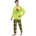 thumbnail image 2 of Christmas Pajamas Family Matching Pajamas Sets Christmas Prints Family Matching Long Sleeve Tops+Pants Set Family Matching Sets Christmas Pjs for Family Men, L, 2 of 4
