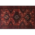 thumbnail image 1 of Ahgly Company Machine Washable Indoor Rectangle Traditional Crimson Red Area Rugs, 5' x 7', 1 of 7