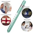 thumbnail image 5 of CAVN 2 Pack Pen Lights for Nurses with Pupil Gauge Medical LED Aluminum Alloy Penlights, 5 of 7