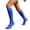 Blue, variant on Daznico Women Ribbed Knee High Athletic Socks Breathable Stretch Arch Support Comfortable for Sports Game Daily Training Casual Outdoor Activities