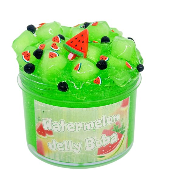 LEEYNEER Jelly Cube Clear Slime Kit for Kids Crunchy Slime Stress Relief Toy Party Favors for Girl Boys