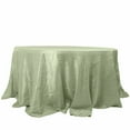 thumbnail image 2 of BalsaCircle 132" Sage Green Crinkled Accordion Taffeta Round Tablecloth Wedding Party Events Decorations Supplies, 2 of 8