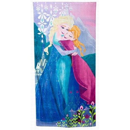 UPC 617561166481 product image for Disney Frozen Anna & Elsa Cotton Beach Towel & Tote Bag Set | upcitemdb.com