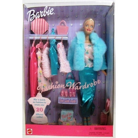 Barbie Fashion Wardrobe Mix and Match to Create 20 Different Outfits