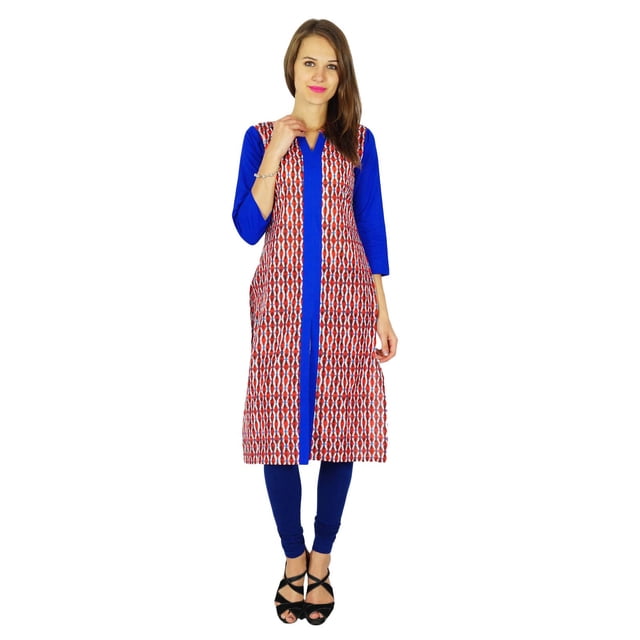 Phagun Kurta Bollywood Indienne de Designer pour Femmes Kurti Ethnique Tunique Décontractée Robe