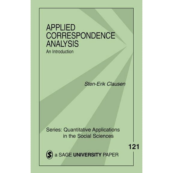 Quantitative Applications in the Social  Applied Correspondence Analysis: An Introduction, Book 121, (Paperback)