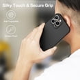 thumbnail image 6 of JETech Upgraded Slim (0.85 mm Thin) Case for iPhone 13 Pro 6.1-Inch, Camera Lens Cover Full Protection, Slim Fit Ultra Thin Lightweight Matte Hard PC, Support Wireless Charging (Black), 6 of 7
