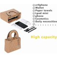thumbnail image 4 of Purses and Handbags for Women Shiny Patent Ladies PU Leather Fashion Top Handle Satchel Shoulder Crossbody Totes Bags, 4 of 4