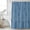 Navy Blue, variant on Orange Ombre Shower Curtain, Waterproof Shower Curtains for Bathroom, Farmhouse Stripes Modern Abstract Art Washable Fabric Bathtub Curtain Set Bath Decor with 12 Hooks 72"x78"