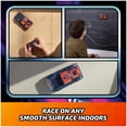 thumbnail image 4 of Air Hogs, escalador de pared de carreras de gravedad cero, camión de carreras de pared recargable por USB-C, coche RC negro para interiores, más de 4 pulgadas, juguetes para niños a partir de 4 años, 4 of 9