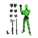 thumbnail image 5 of Figura De Acción Masculina Móvil Baoblaze Impresa En 3D Verde Y Negro 3 piezas, 5 of 8