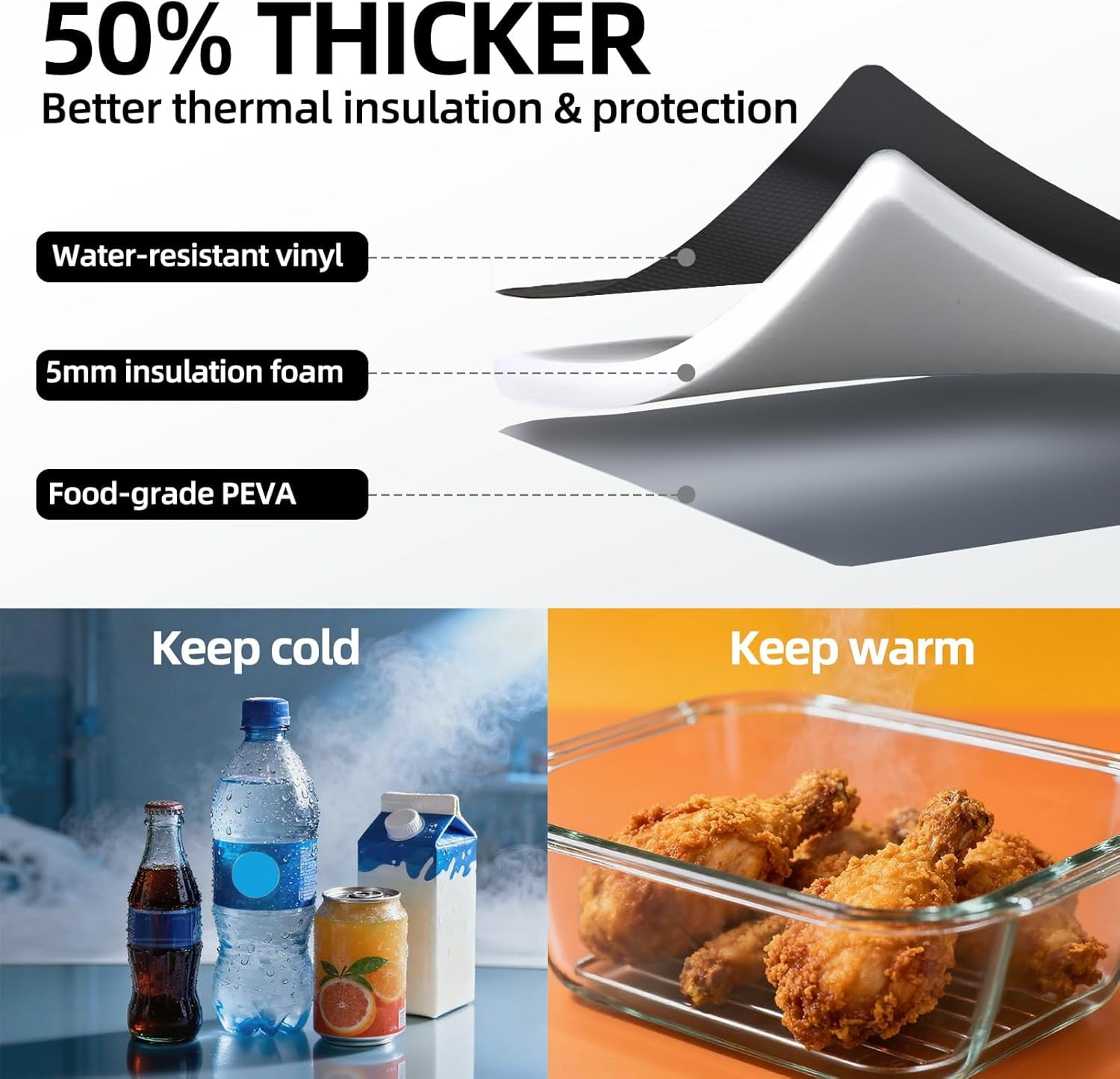 Padded Carrying Bag for Crispi Fryer 4Qt & 6-Cup Glass Containers with Dual Pockets Water-Resistant Portable Storage