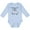 AE-Light Blue, variant on Oma and Opa Love Me- Heart Grandchild Boys or Girls Long Sleeve Baby Bodysuit