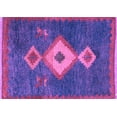 thumbnail image 1 of Ahgly Company Indoor Rectangle Southwestern Purple Country Area Rugs, 3' x 5', 1 of 4