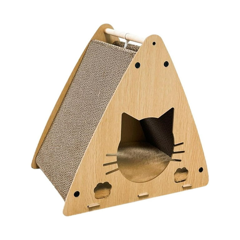 P.L.A.Y. Arty Cat Scratcher Denim, Chocolate P.L.A.Y. Arty Cat Scratcher Denim, Chocolate