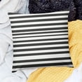 thumbnail image 2 of Throw Pillow Cover Colorful Garden Black and White Stripes Modern Decorative Pillow Case Home Decor Square Pillowcase, 2 of 5