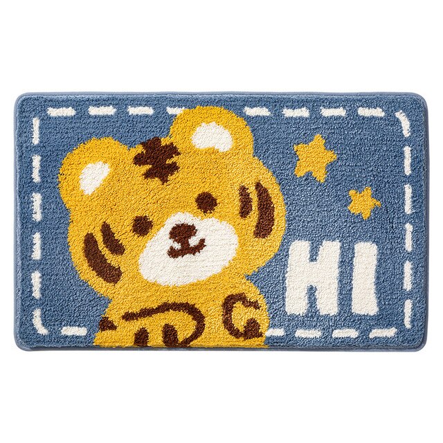 DabuLiu Tiger Cartoon Floor Mat Home Bathroom Absorbent Children Room