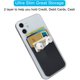 thumbnail image 3 of Card Holder for Back of Phone, Cell Phone Wallet Stick On Phone ID Credit Business Card Sleeve Pocket Suitable for iPhone, Samsung, Most Smart Phones 6 Pack, 3 of 5