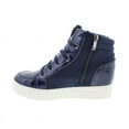 thumbnail image 4 of Moca Sneaker-16 Women's Casual Faux Leather High Top Sneaker, Blue 9 F US, 4 of 4