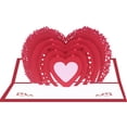 thumbnail image 3 of TIELUTT Valentine's Day -up Card 3D Paper Carving Heart-shaped Friendship Cards for Kids School Book Rack Blank Note Cards with Envelopes 3x5 Birthday Assortment Pack Greeting Cards Easter, 3 of 7
